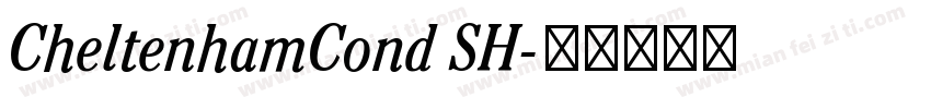 CheltenhamCond SH字体转换